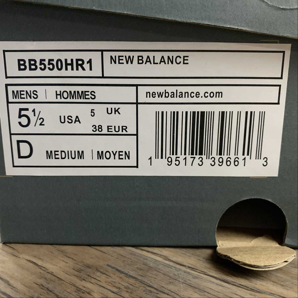 Replica New Balance Shoe New Balance NB550  BB550HR1  36 37 38 38.5 39 40 40.5 41.5 42 42….