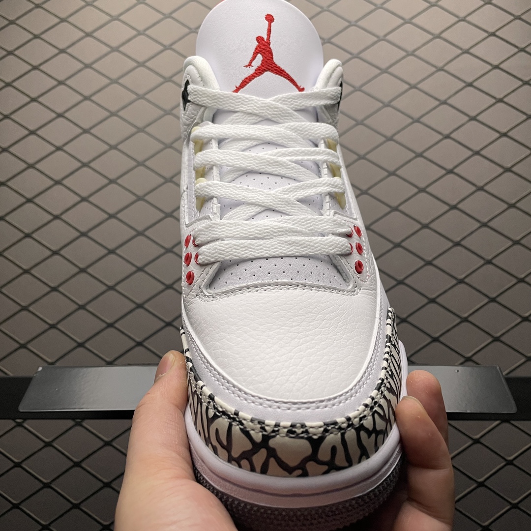 Replica Air Jordan Shoe Air Jordan 3 White Cement AJ3 DN3707-100 Size 40-47.5