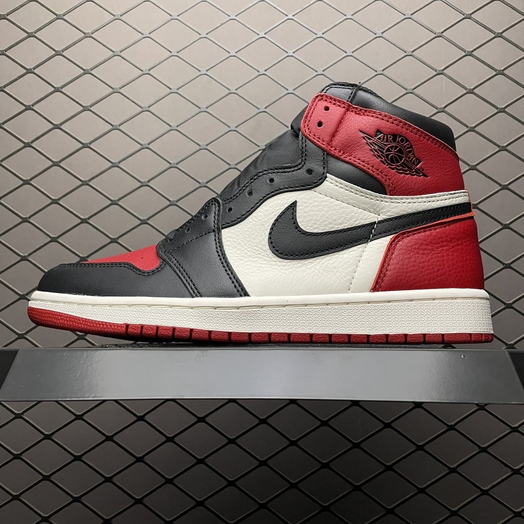 Replica Air Jordan Shoe Air Jordan 1 High Bred Toe AJ1 555088-610_01312