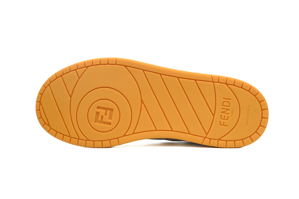 Replica Fendi Shoe Fendi Match White Yellow