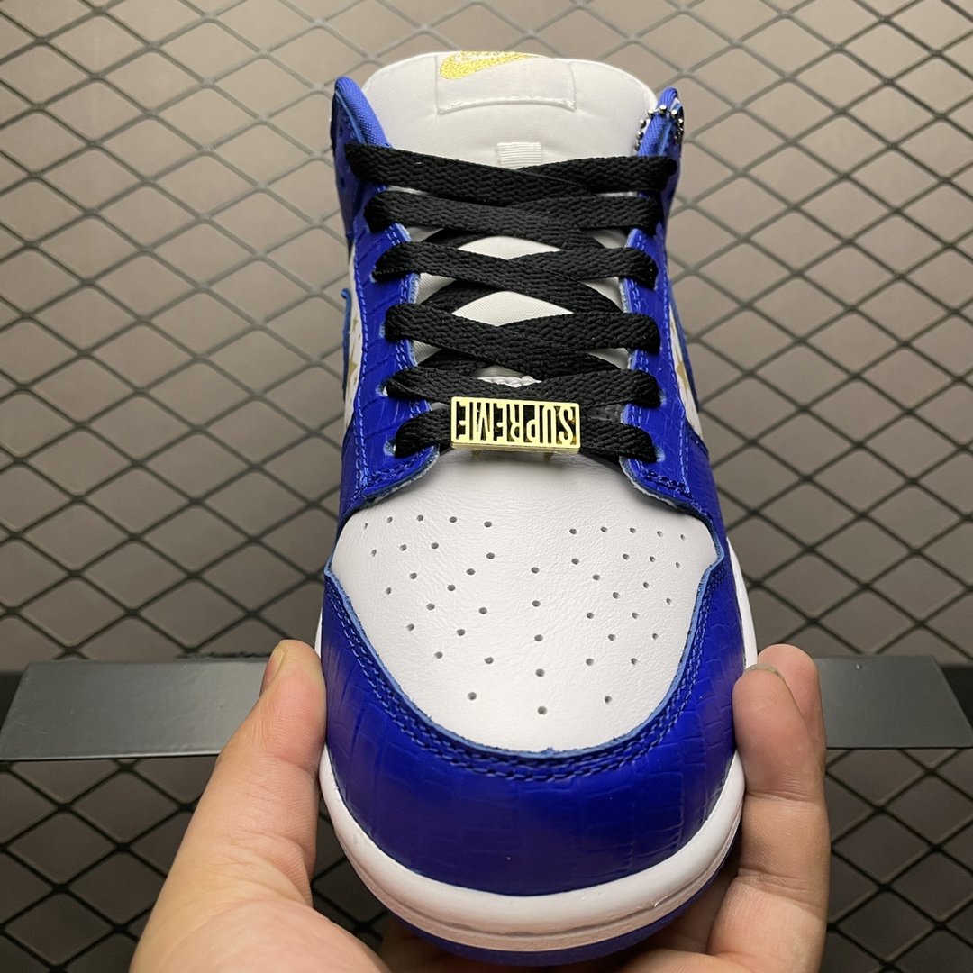 Replica Nike Dunk SB Shoe Supreme x Nike SB Dunk Low Hyper Royal DH3228-100 36-47
