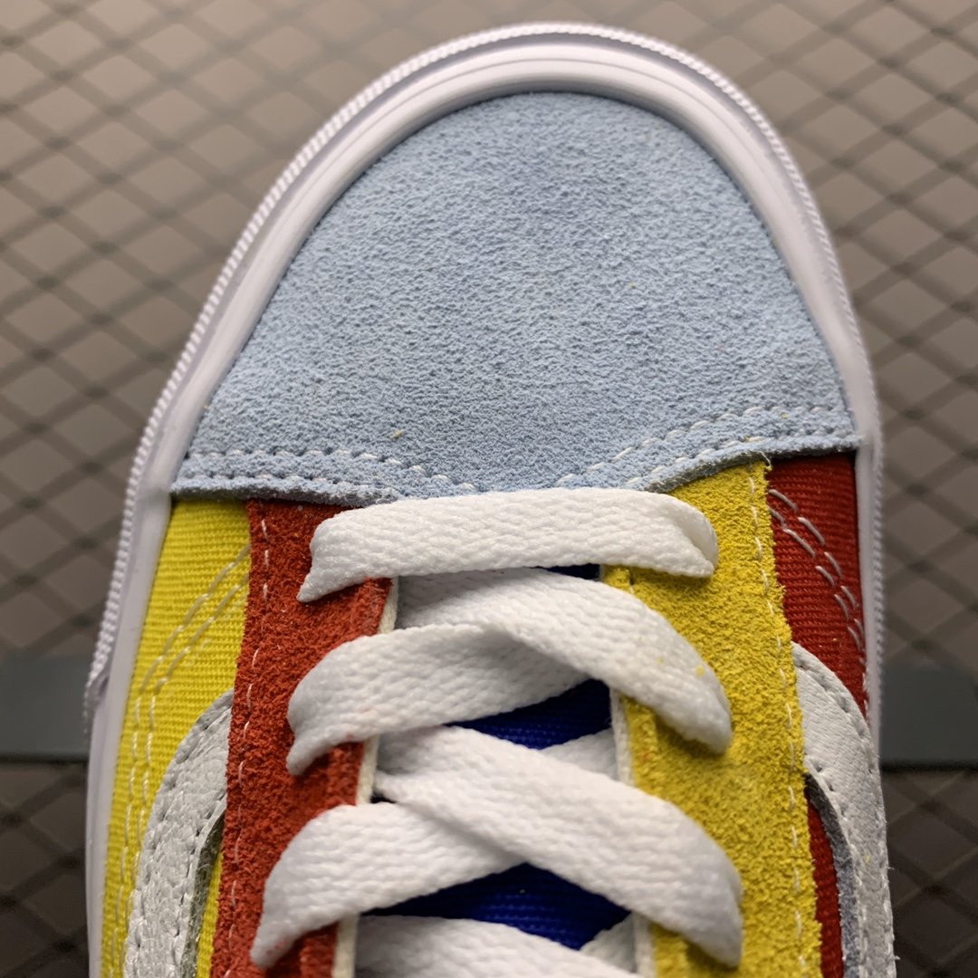 Replica Vans Shoe Vans Style 36 YELLOW RED BLUE WHITE 35-44