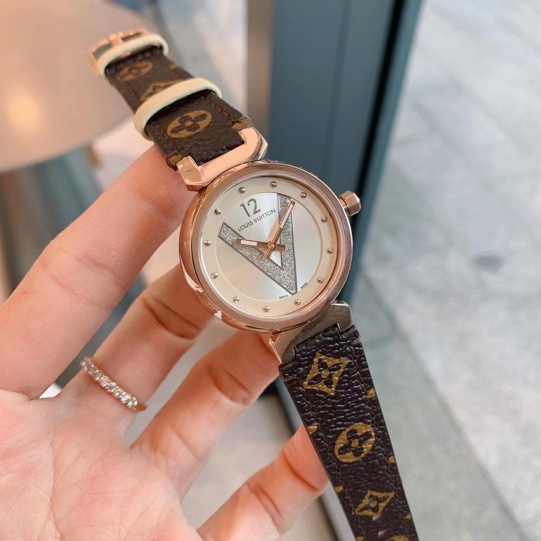 Replica LOUIS VUITTON LV 904l Stainless Steel Quartz Watch 33MM