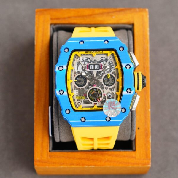 Replica Richard Mille Carbon Fiber Automatic Machine Watch 42MM