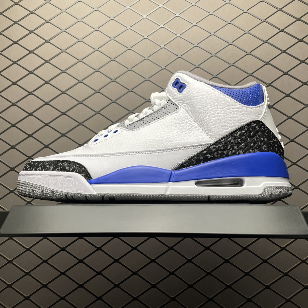 Replica Air Jordan Shoe Air Jordan 3 Racer Blue AJ3 CT8532-145  40-47.5