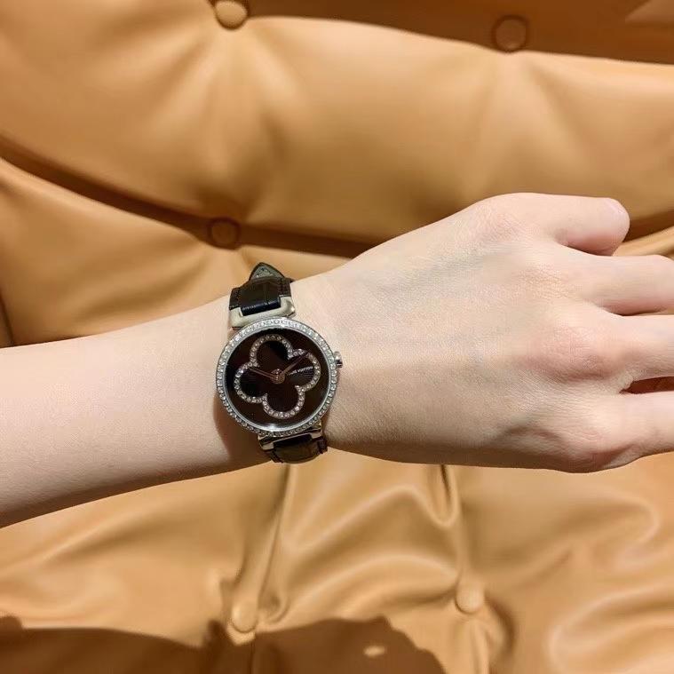 Replica LOUIS VUITTON LV 904l Stainless Steel Quartz Watch 33MM