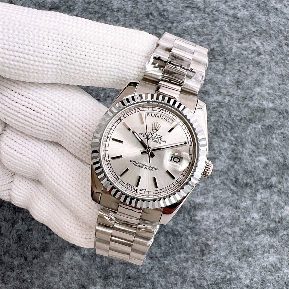 Replica Rolex DayDate 904l Stainless Steel Automatic Mechanical Watch 40mm