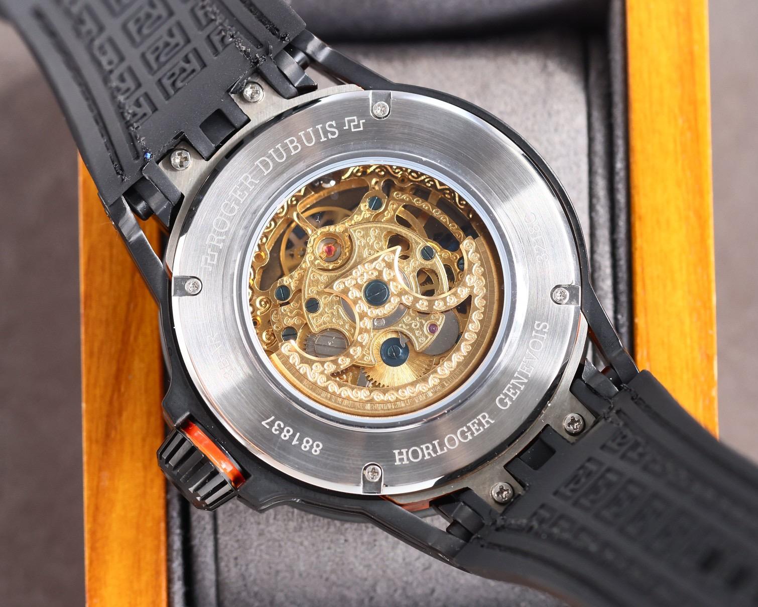 Replica Roger Dubuis 904l Stainless Steel Automatic Machine Watch 46MM