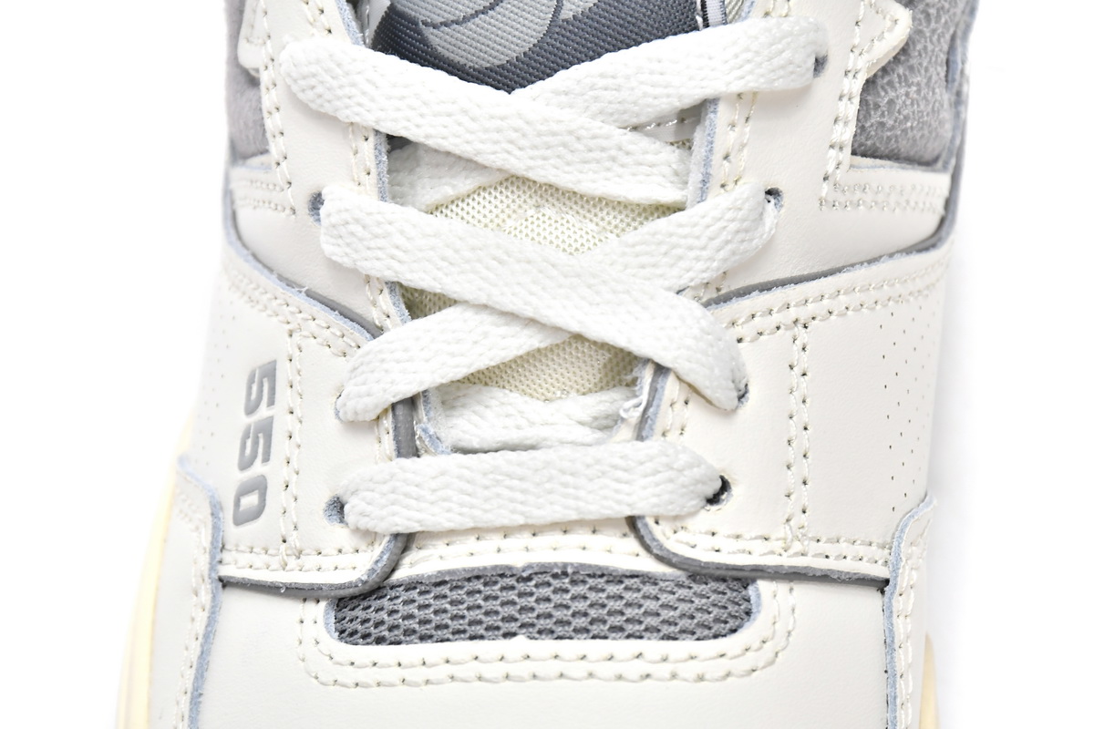 Replica New Balance Shoe BB550ALE Aim Leon Dore x New Balance 550 Silver