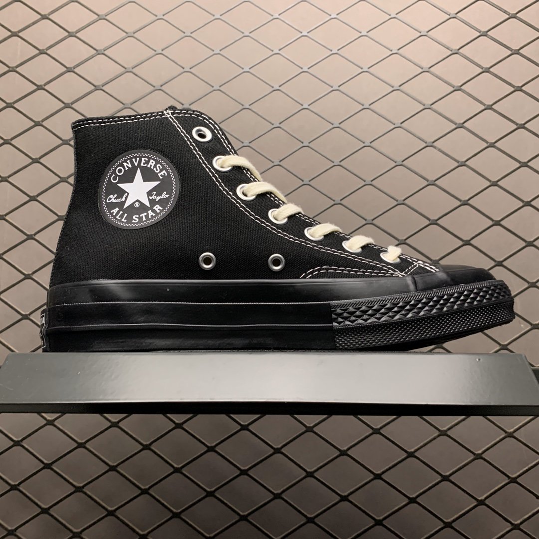 Replica Converse Shoe Converse x CDG ALL BLACK 35-44