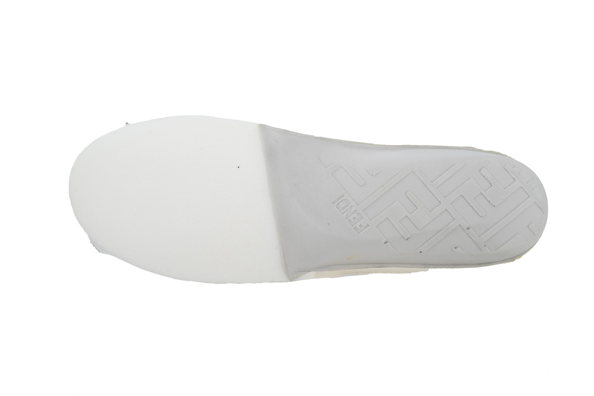 Replica Fendi Shoe Fendi Match White Silver