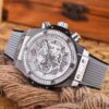 Replica Hublot 904l Stainless Steel Quartzl Watch 42MM