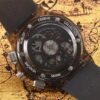 Replica Hublot 904l Stainless Steel Quartzl Watch 45MM