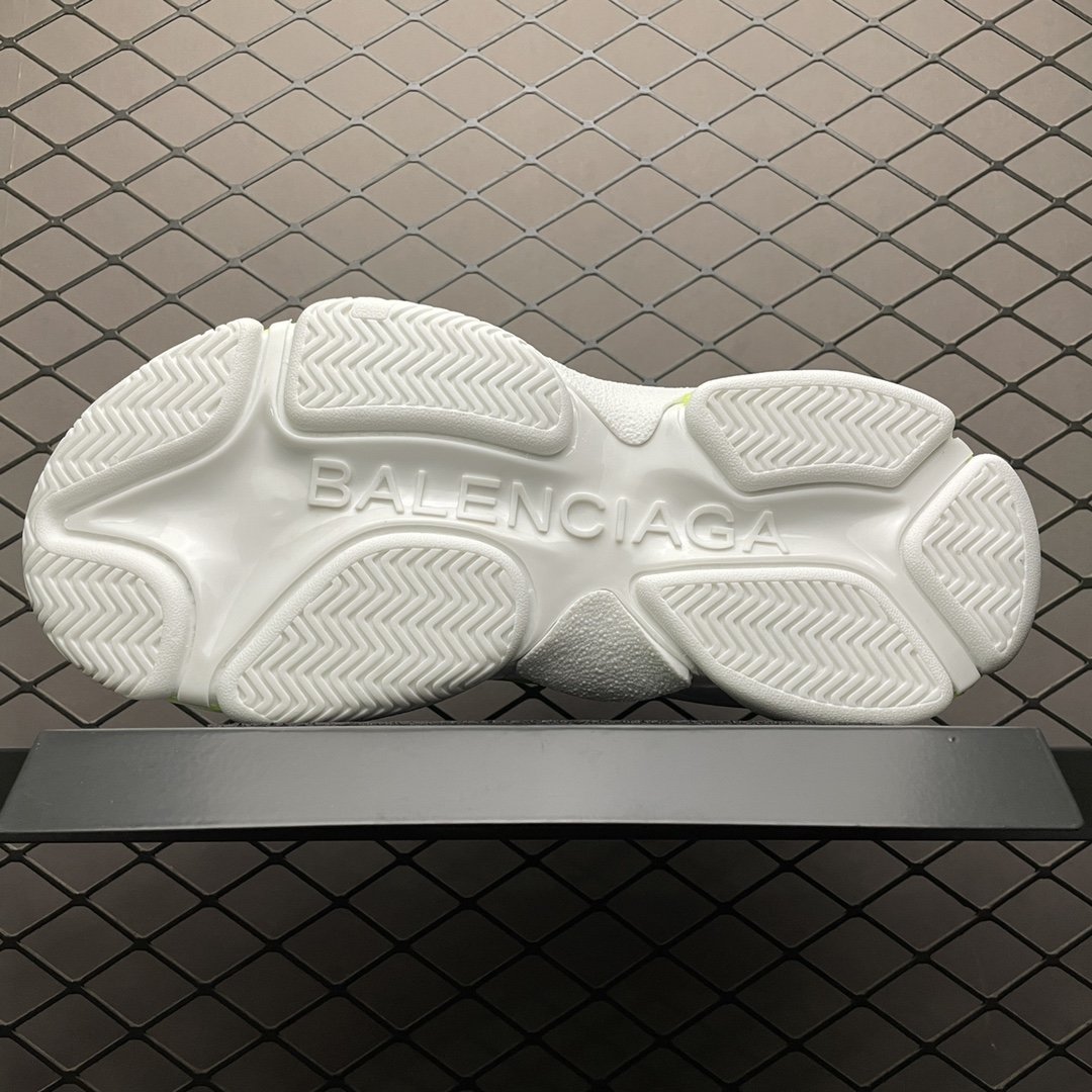 Replica Balenciaga Shoe Balenciaga Triple S White Yellow 35-45