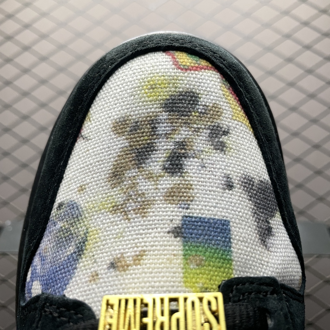 Replica Nike Dunk SB Shoe Supreme x Nike SB Dunk Low Rammellzee FD8778-001 Size 36-47.5