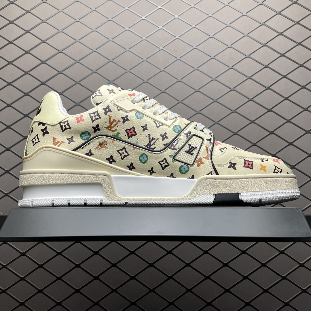 Replica Louis Vuitton Shoe Tyler x Louis Vuitton LV Trainer Size 35-46vbg