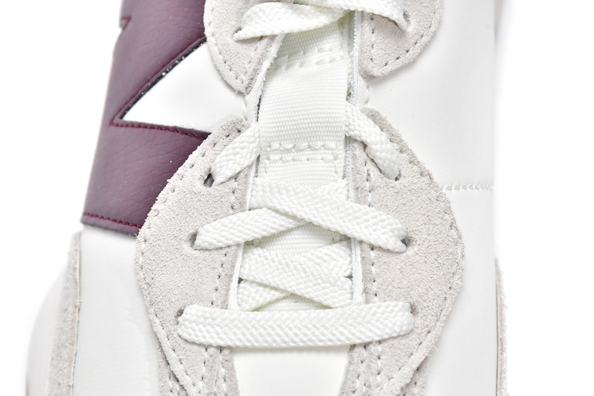 Replica New Balance Shoe WS327KA New Balance 327 White Dark Red