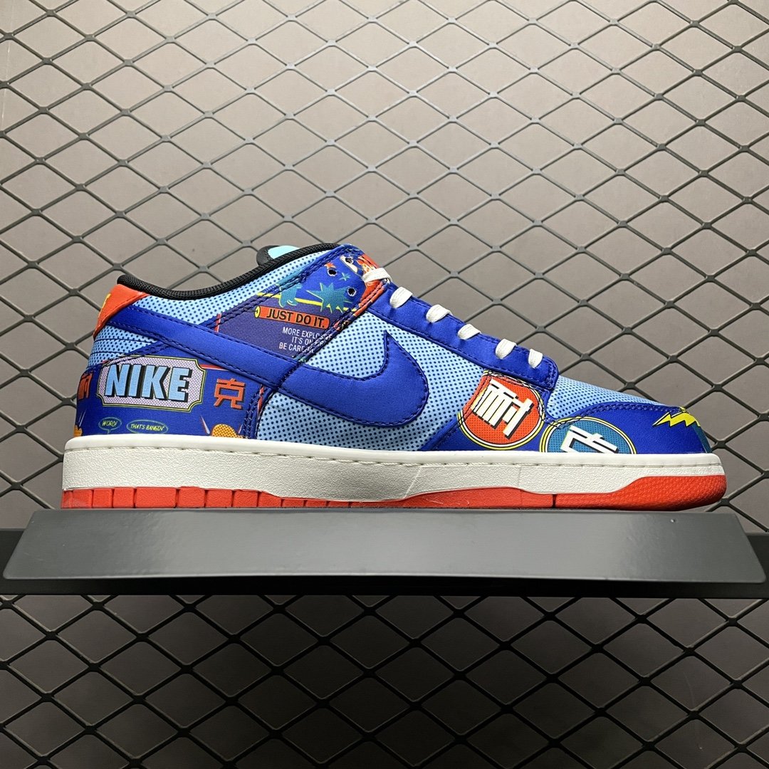 Replica Nike Dunk SB Shoe NIKE Dunk Low Firecracker CNYDH4966-446 36-47