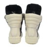 Replica Rick Owens Shoe Rick Owens GeoBasket Oversized Eylet Black White