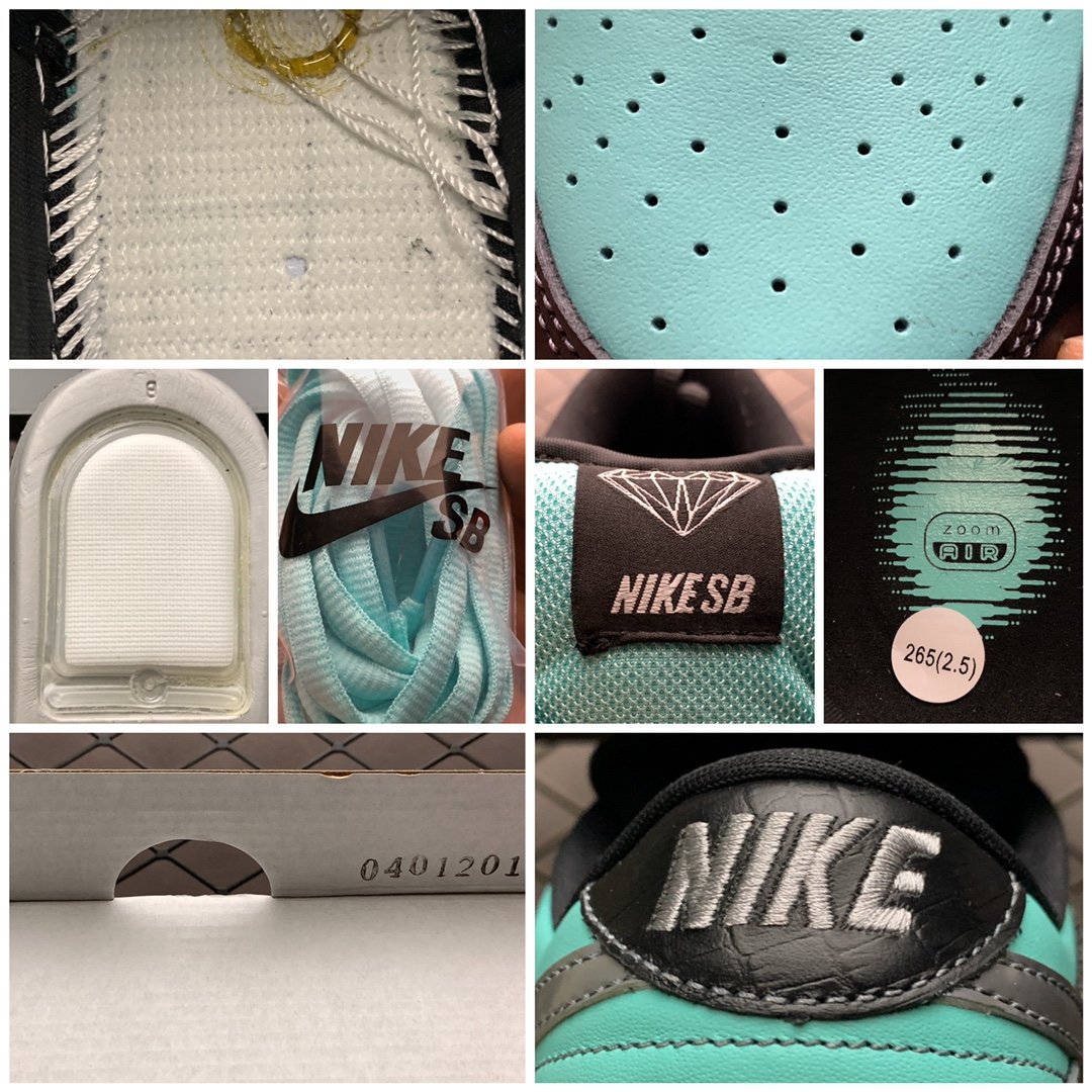 Replica Nike Dunk SB Shoe Diamond Supply Co. X Nike SB Dunk Low Pro Tiffany 304292-402 Siz