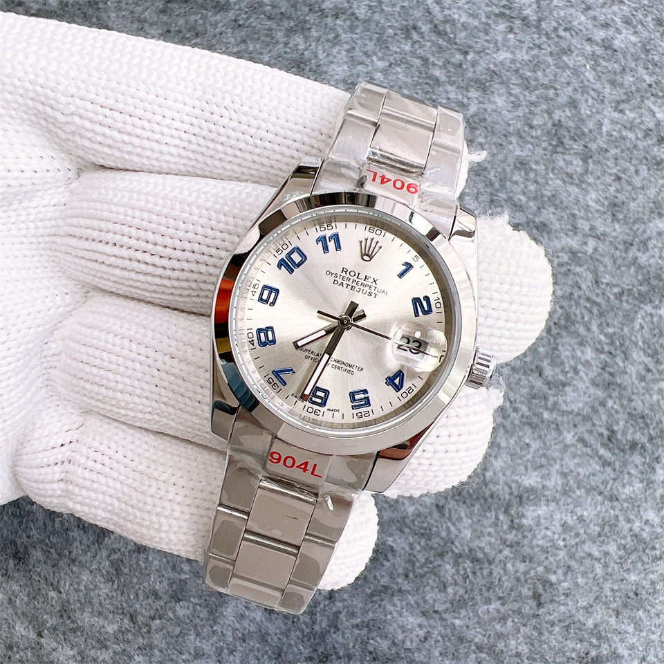 Replica Rolex Datejust 904l Stainless Steel Automatic Mechanical Watch 36mm