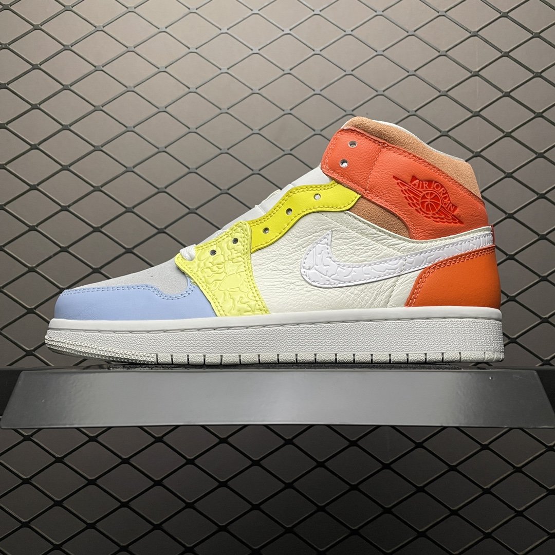 Replica Air Jordan Shoe Air Jordan 1 Mid AJ1 DJ6908-100 36-39