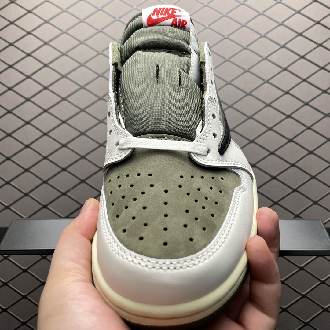 Replica Travis Scott Shoe  S Travis Scott x Air Jordan 1 AJ1 DW7866-200 Size 36-48.5
