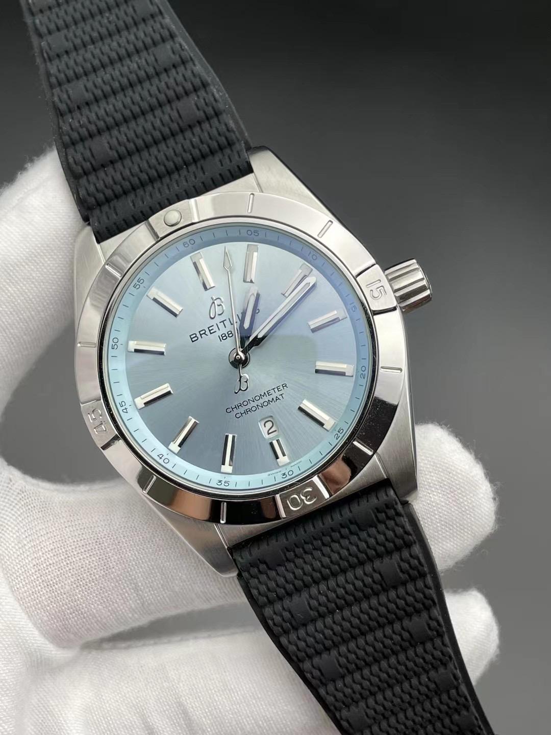 Replica BREITLING 904l Stainless Steel Automatic Machine Watch 46MM
