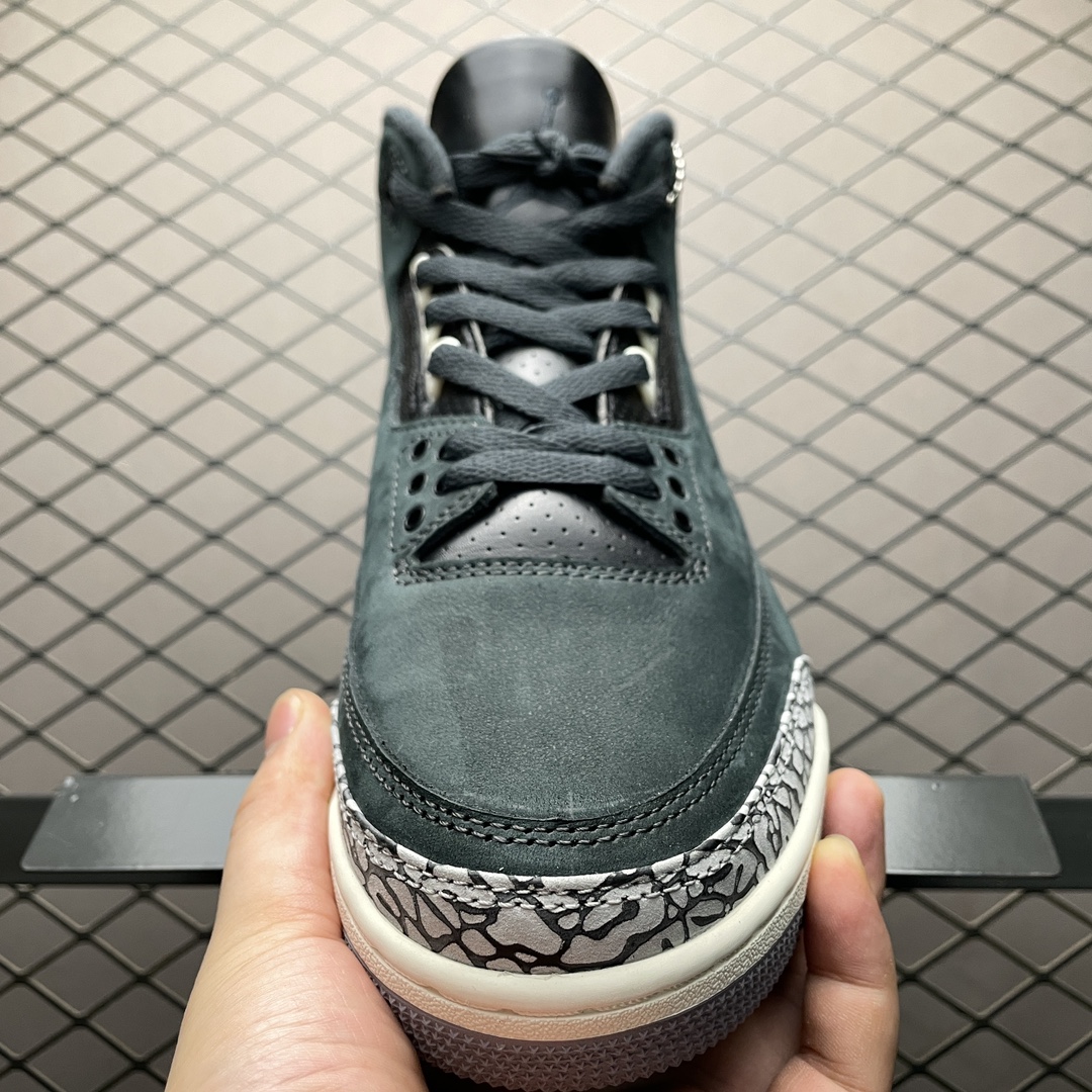 Replica OFF White Shoe Air Jordan 3 Retro Off NoirAJ33 CK9246-001 size 40-47.5