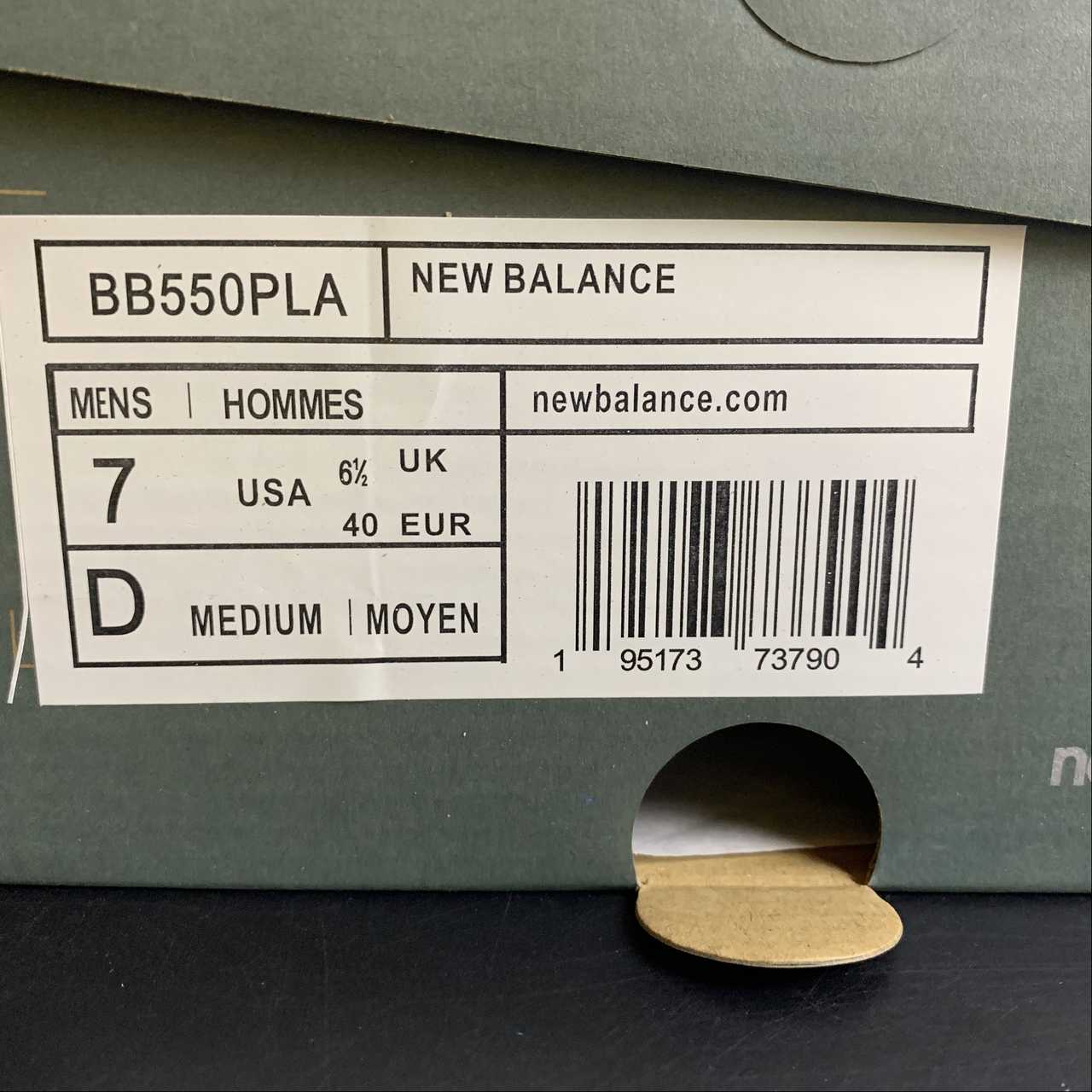 Replica New Balance Shoe New Balance NB550  BB550PLA  36 -45
