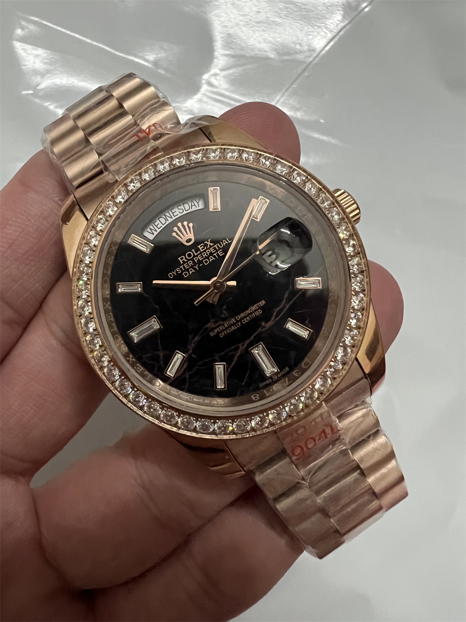 Replica Rolex DayDate 904l Stainless Steel Automatic Mechanical Watch 40mm