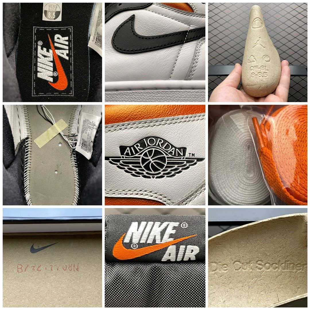 Replica Air Jordan Shoe Air Jordan 1 Electro OrangeAJ1555088-180 40-47