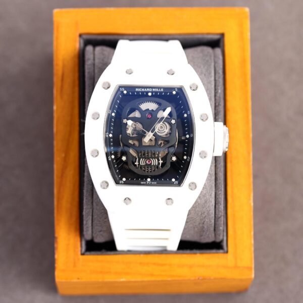 Replica Richard Mille Ceramics Shell Automatic Machine Watch 42MM