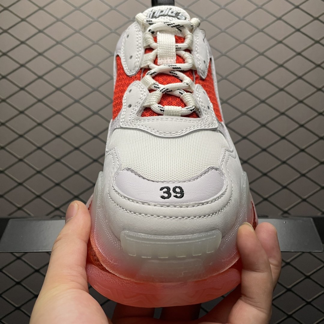 Replica Balenciaga Shoe Balenciaga Triple S Clear Solo Sneaker 544351 Size 35-45
