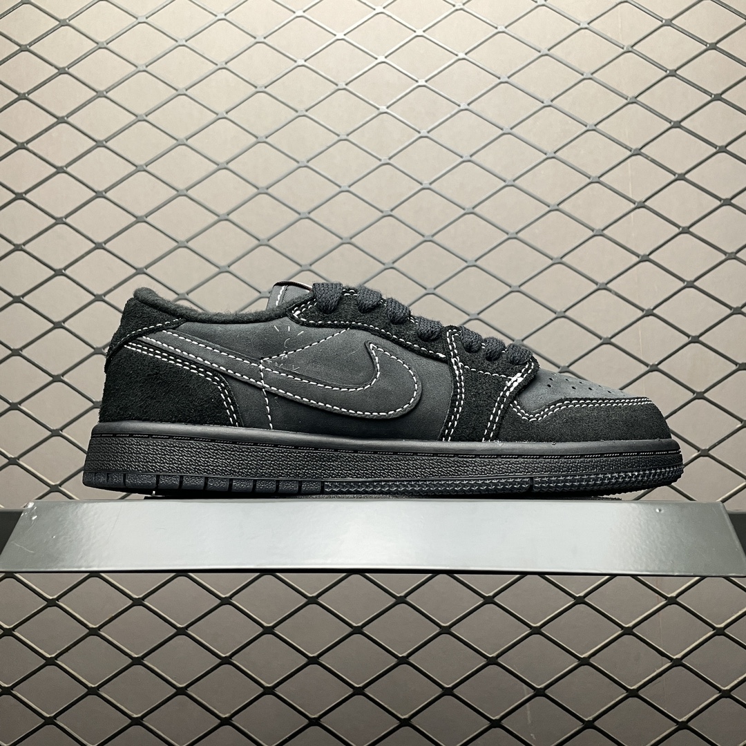 Replica Travis Scott Shoe Youth Travis Scott x Air Jordan AJ1 Low OG TS Size 27-35