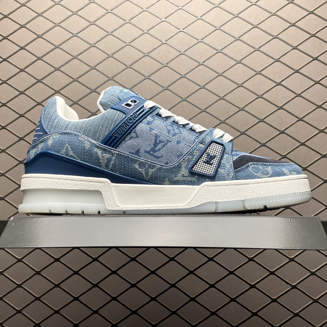 Replica Louis Vuitton Shoe Louis Vuitton LV Trainer _B46kA Size 38-45