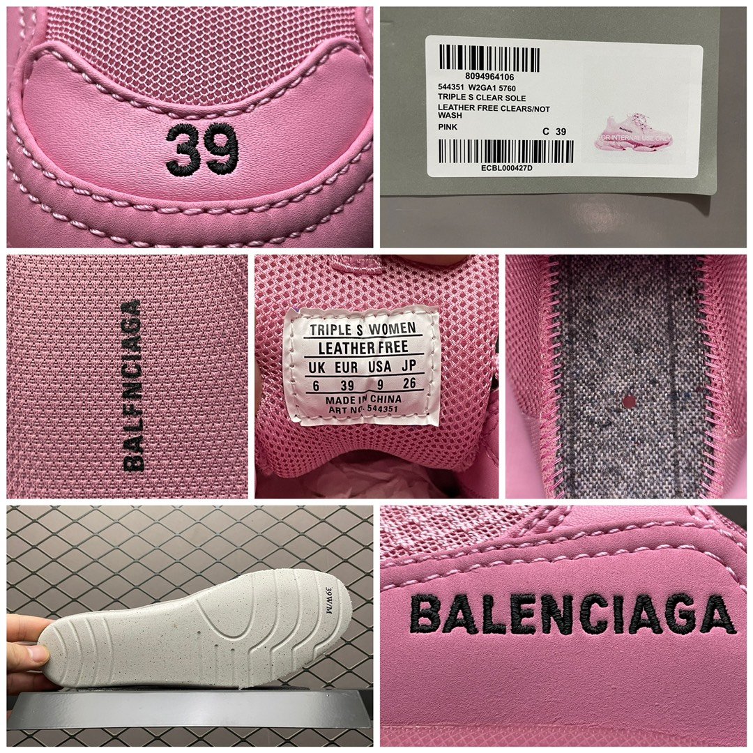 Replica Balenciaga Shoe Balenciaga Triple S Clear Solo Sneaker 544351 Size 35-39 103301