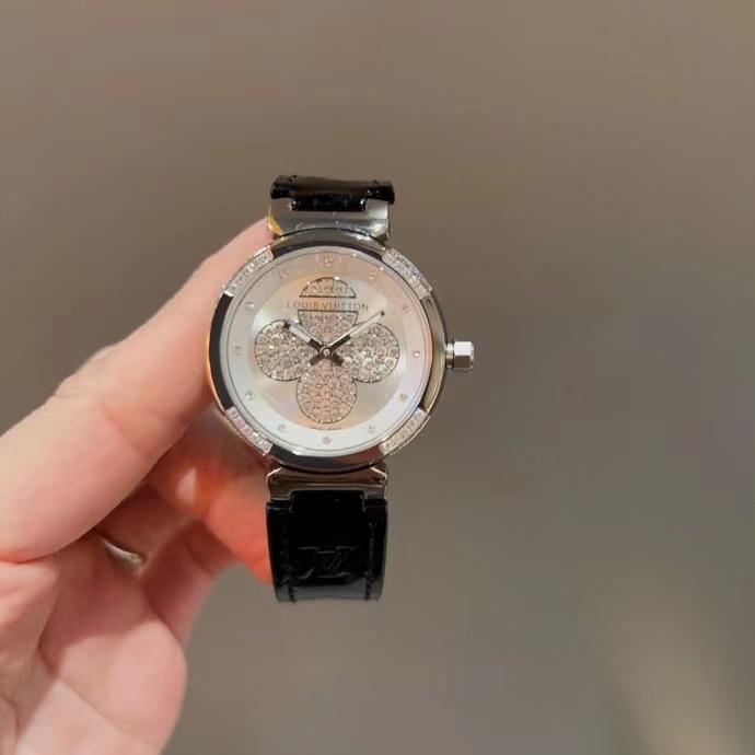 Replica LOUIS VUITTON LV 904l Stainless Steel Quartz Watch 33MM