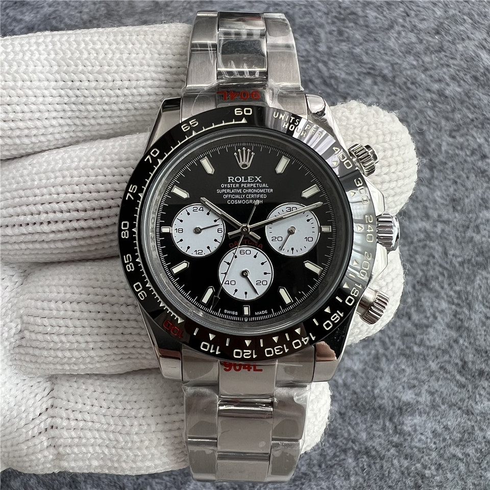 Replica Rolex Daytona 904l Stainless Steel Automatic Mechanical Watch 40mm