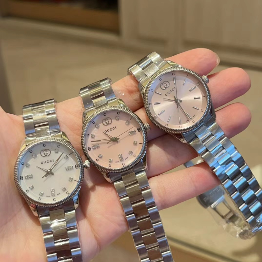 Replica Gucci 904l Stainless Steel Quartz Watch 28MM 38MM