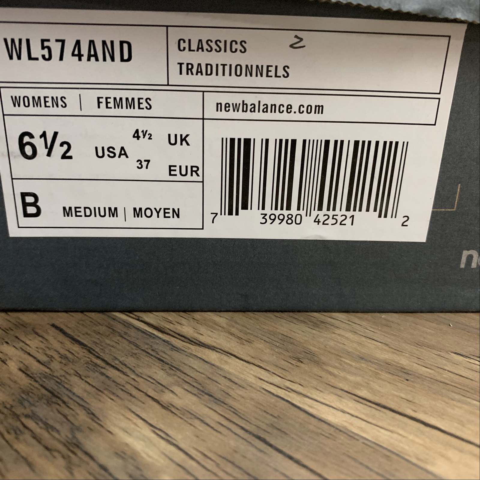 Replica New Balance Shoe New Balance NB574 ML574AND  36 37 37.5 38 38.5 39