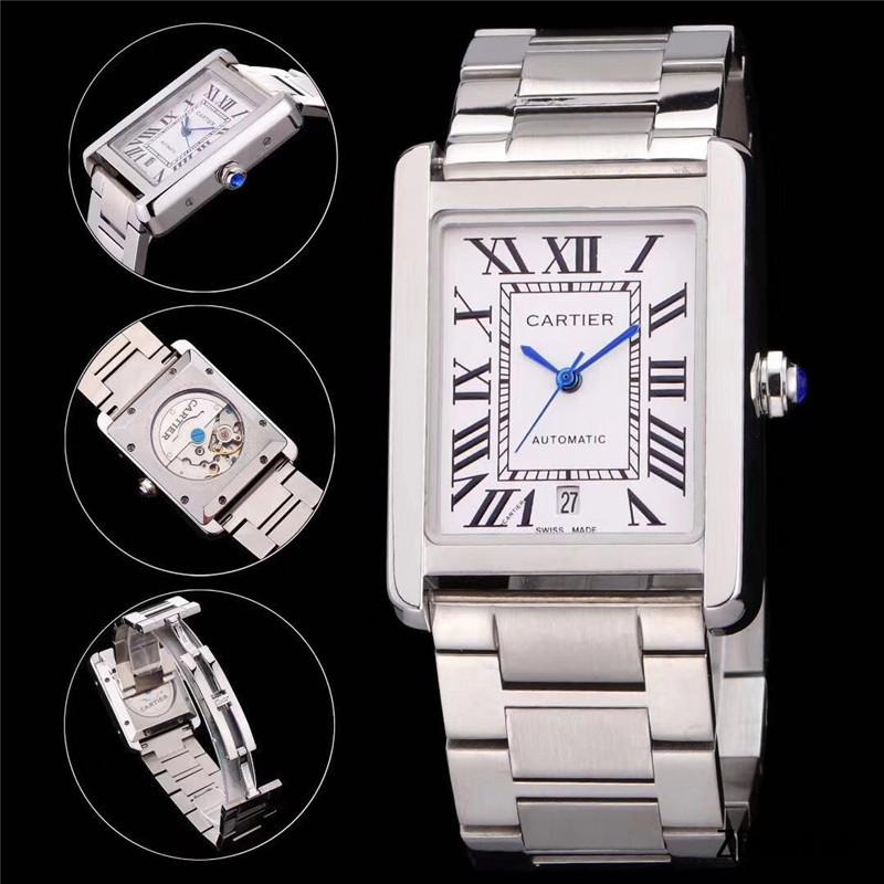 Replica Cartier Tank 904l Stainless Steel Automatic Mechanical Watch 32mm×41mm