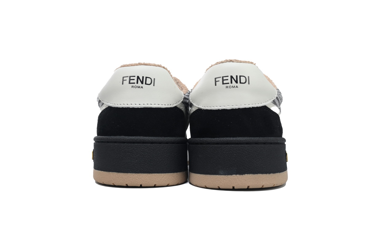 Replica Fendi Shoe Fendi Match Black and White