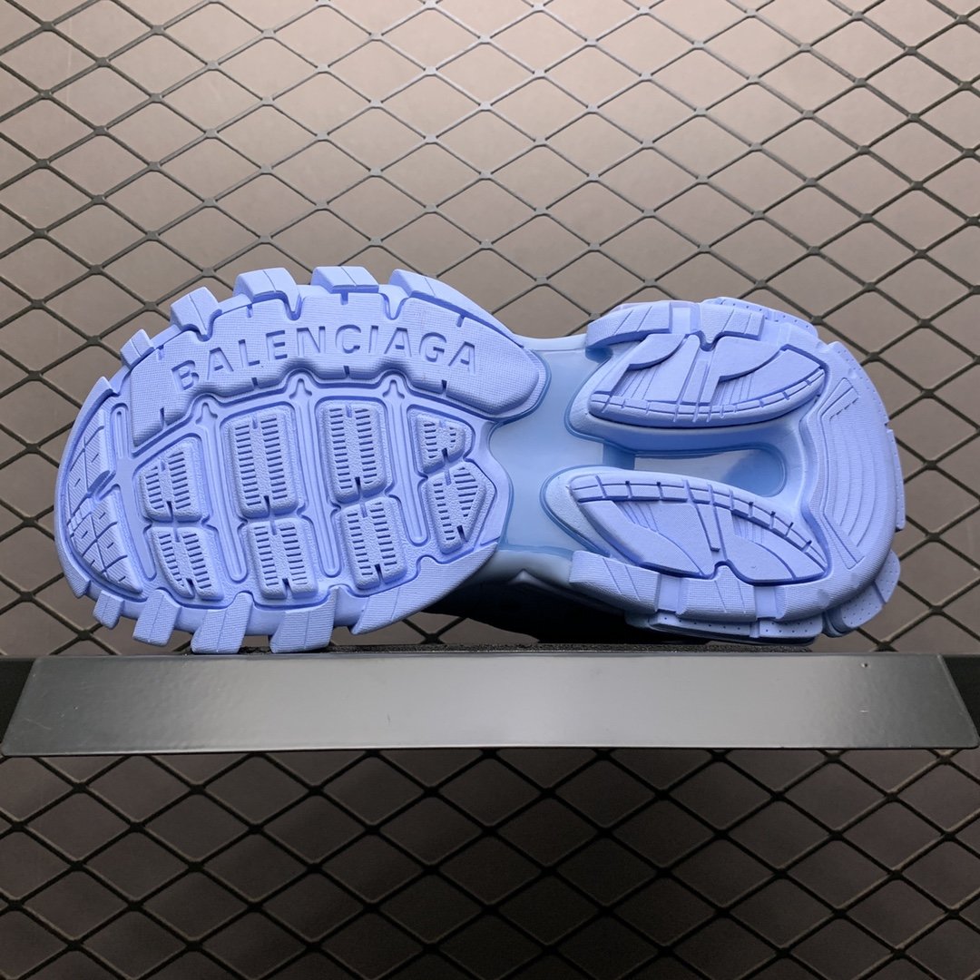 Replica Balenciaga Shoe Balenciaga Track LED Lights Blue 36-45