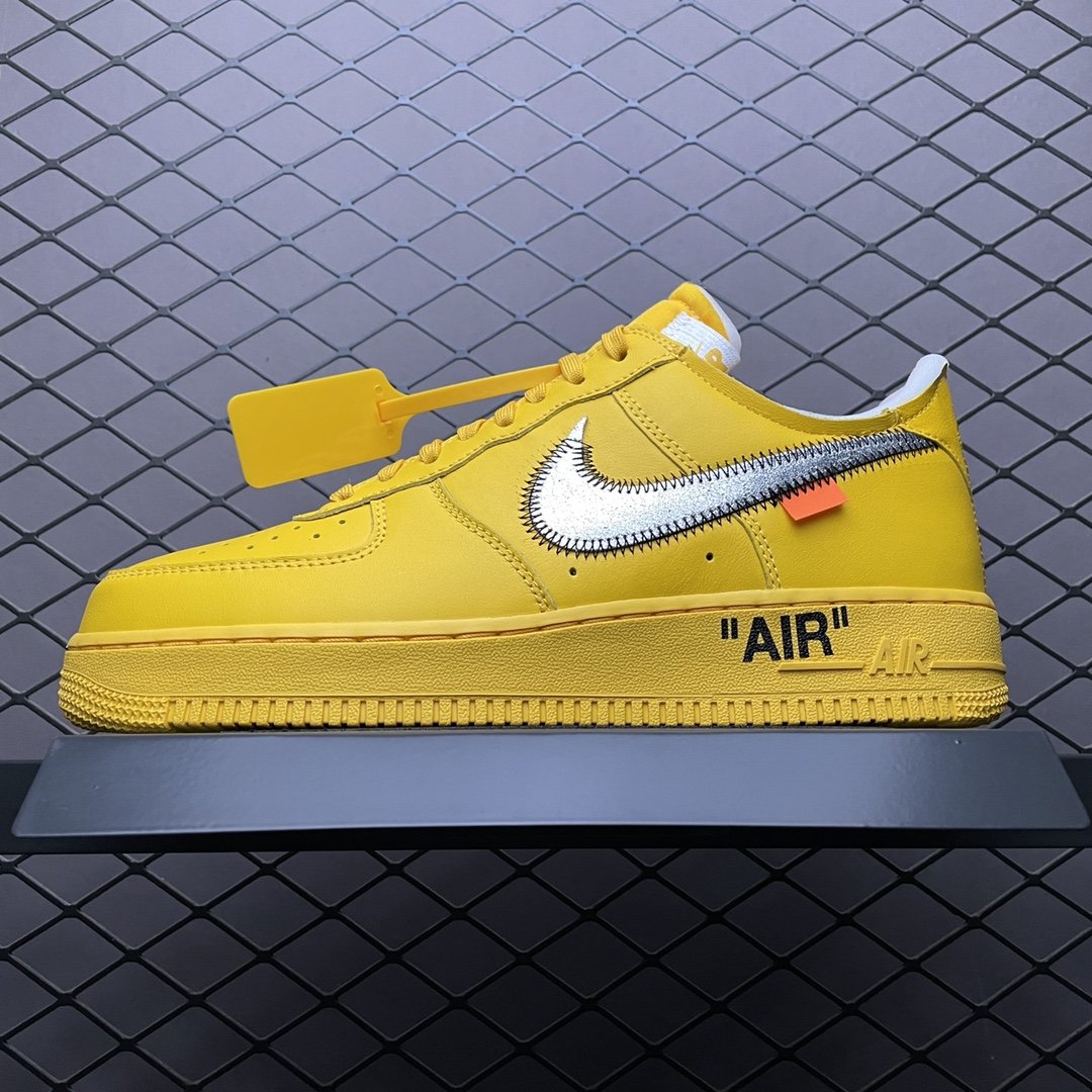 Replica OFF White Shoe Off-White X Nike Air Force 1University GoldOW DD1876-700 40-47