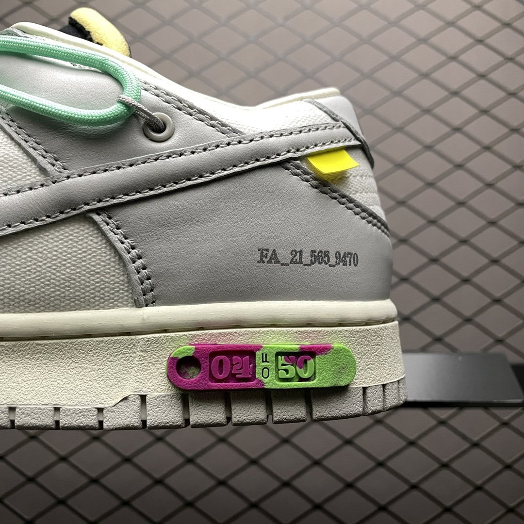 Replica OFF White Shoe Off-White x Nike SB Dunk OW THE 50DM1602-114 Size 36-47