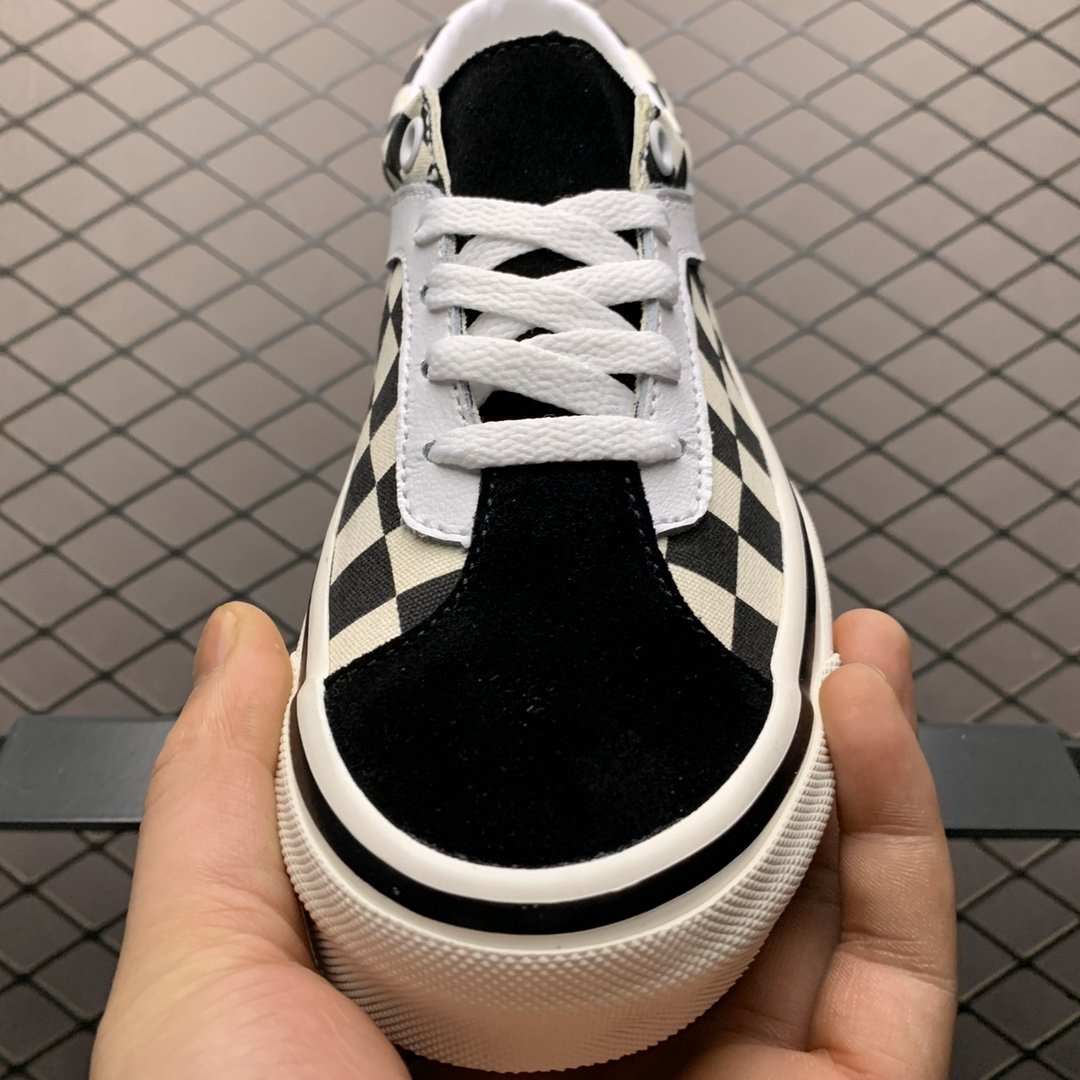 Replica Vans Shoe Vans Bold Ni BLACK WHITE 35-44