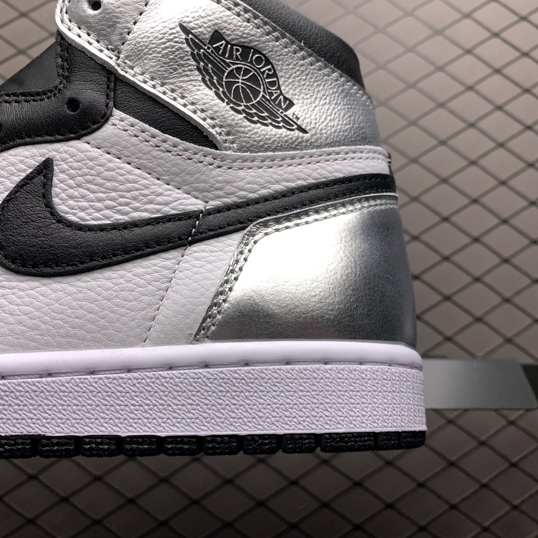 Replica Air Jordan Shoe Air Jordan 1 High OG Metallic Silver CD0461-001 40-47.5