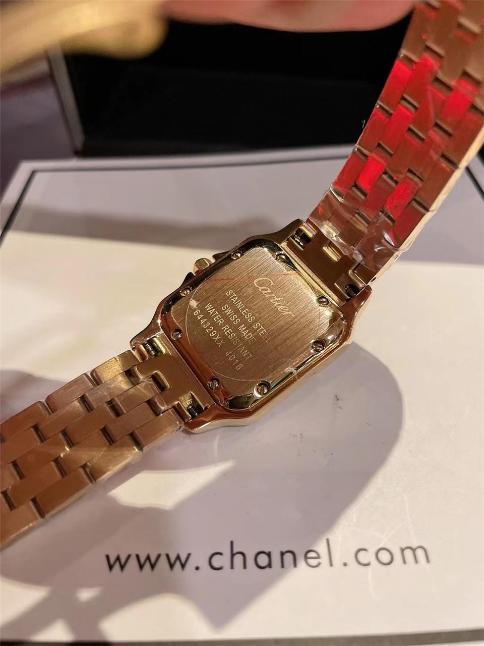 Replica Cartier Panthere 904l Stainless Steel Quartz Watch 27mm