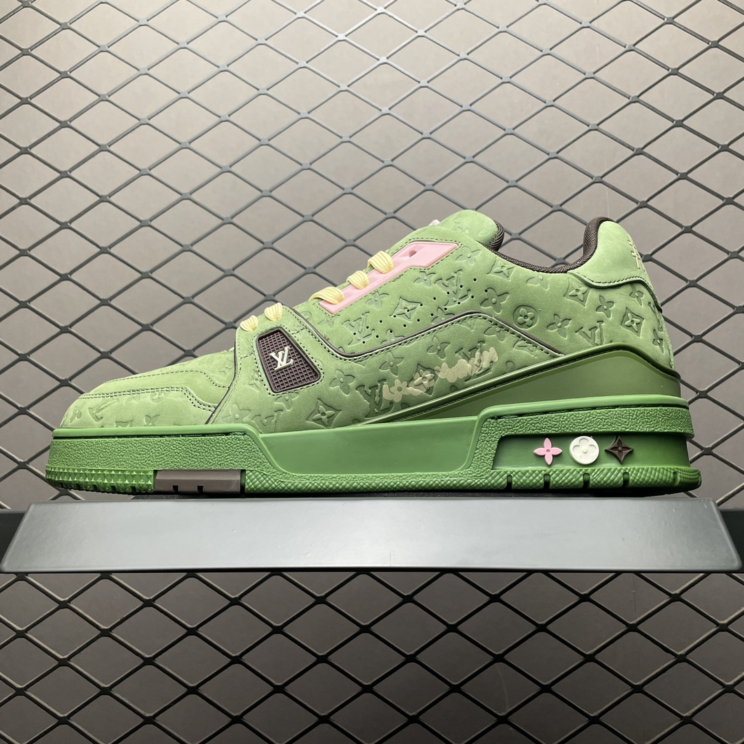 Replica LV Shoe Tyler x Louis Vuitton LV Trainer       ZP …